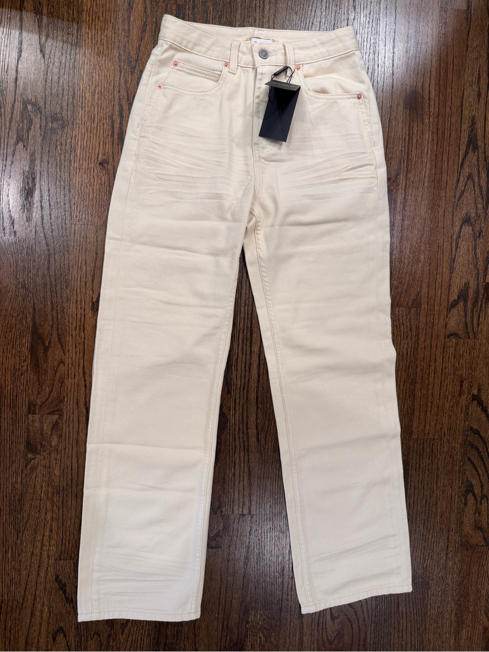 Saint Laurent high-rise wide leg jeans